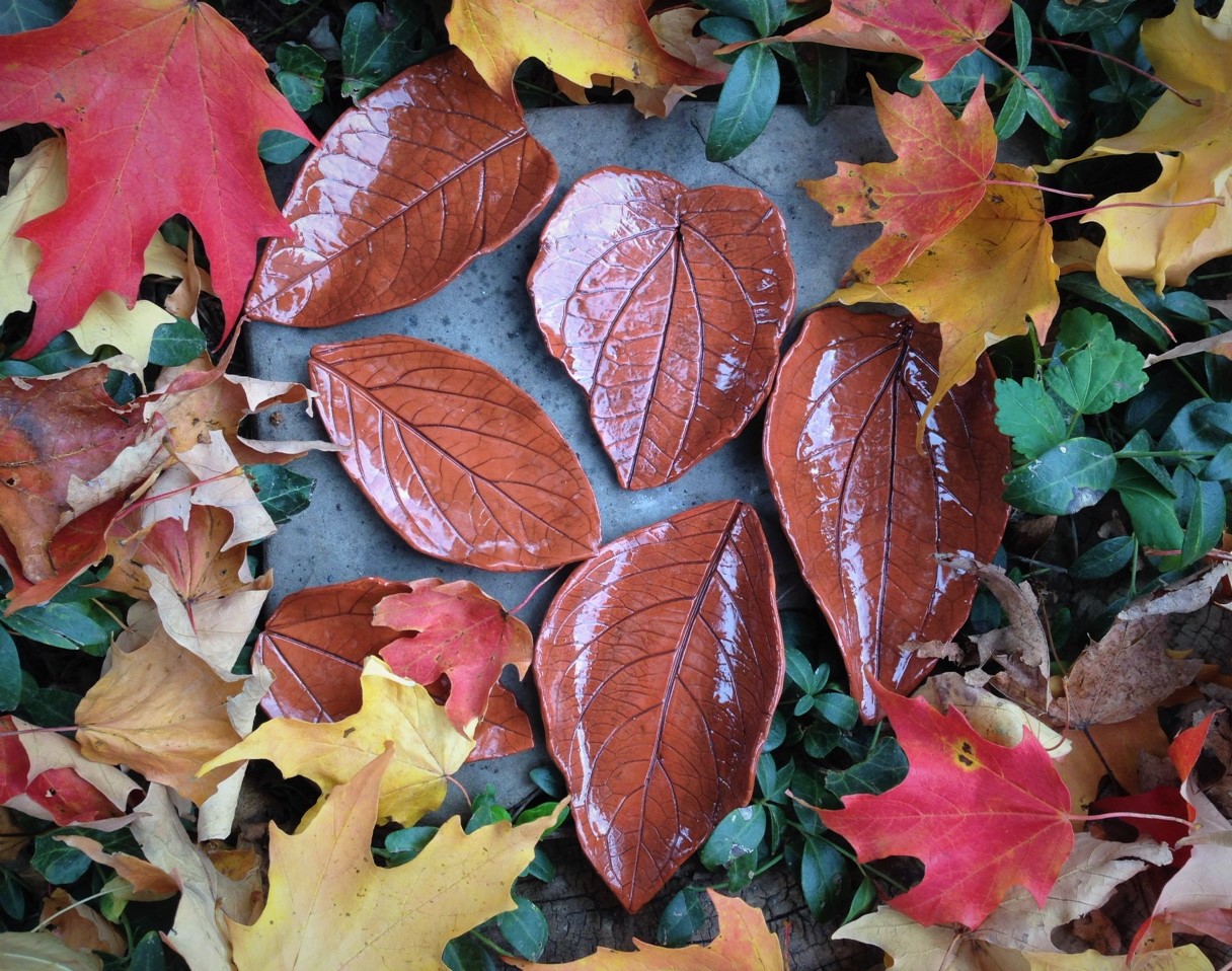 terracotta leaves